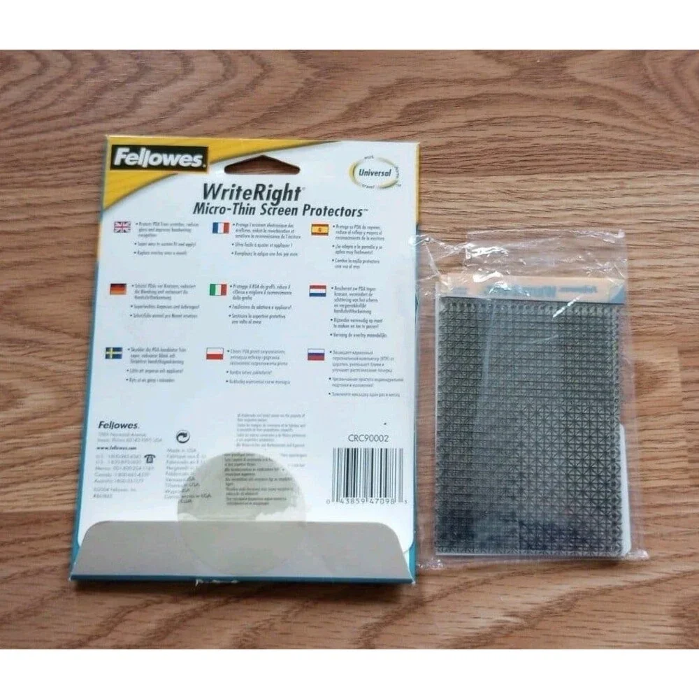Fellowes WriteRight Micro-Thin Mobile Screen Protectors (Universal)(7 Left) Used